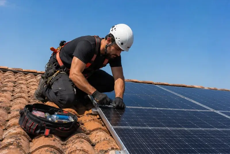 Maintenance et monitoring de panneaux solaires à Ponteilla