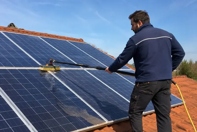 Nettoyage et entretien de panneaux solaires à Ponteilla
